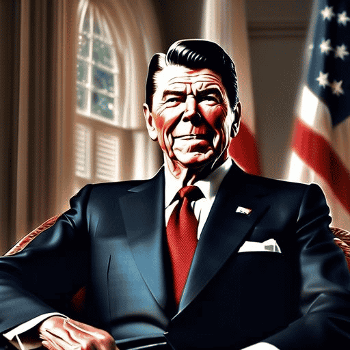 Ronald Reagan 40th USA President Image