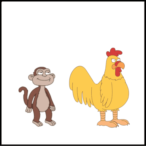 The Evil Monkey/Ernie the Giant Chicken Image