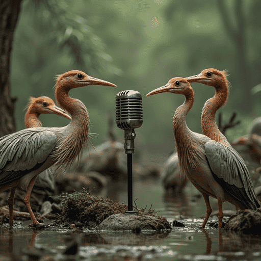 swamp birds Image