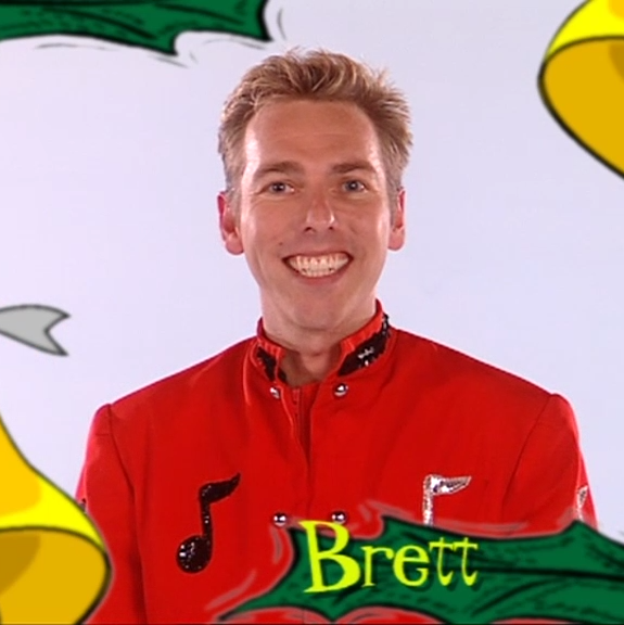 Brett Clarke (low voice) The Wiggles