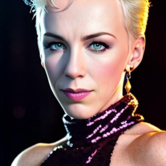 Annie Lennox of the Eurythmics