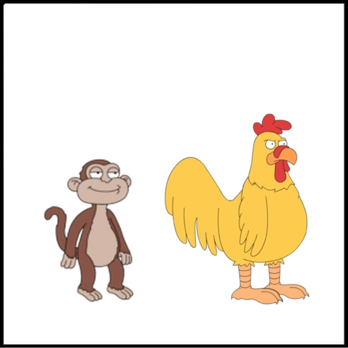 The Evil Monkey/Ernie the Giant Chicken