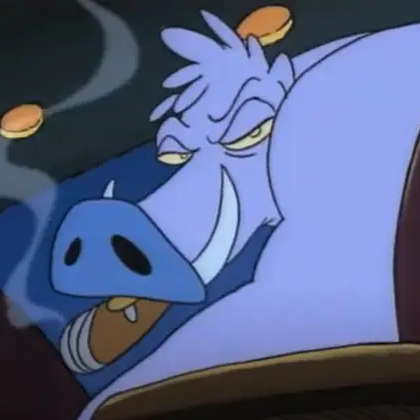 Cigar Warthog (Rocko’s Modern Life)