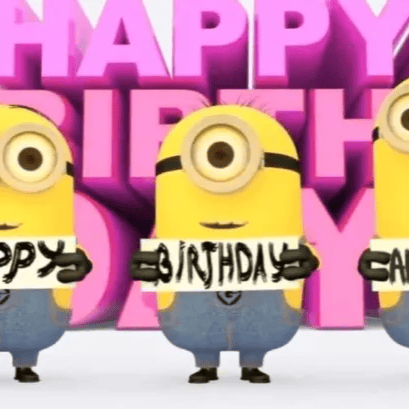 Minions.hapyy Birthday Image