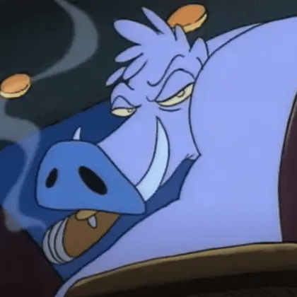 Cigar Warthog (Rocko’s Modern Life) Image